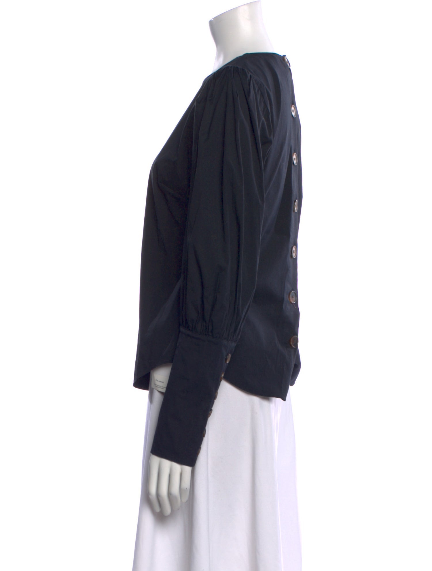 Veronica Beard Crew Neck Long Sleeve Top