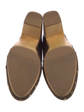 Veronica Beard Suede Studded Accents Mules