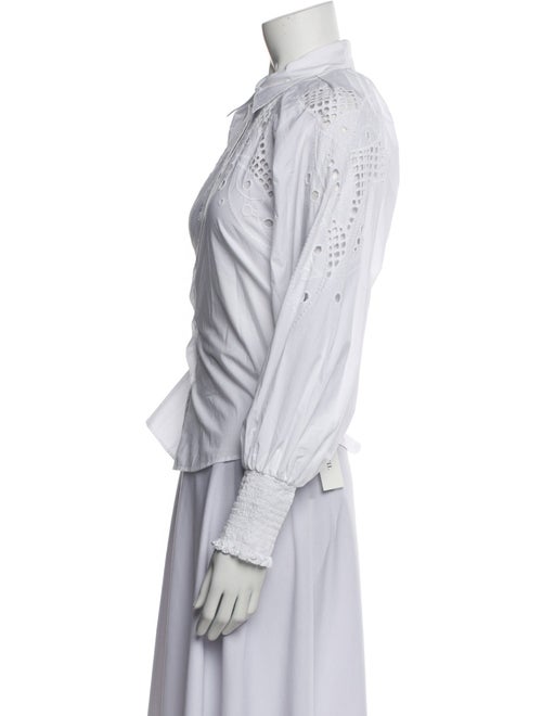 Veronica Beard Long Sleeve Button-Up Top