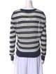 Veronica Beard Linen Striped Sweater