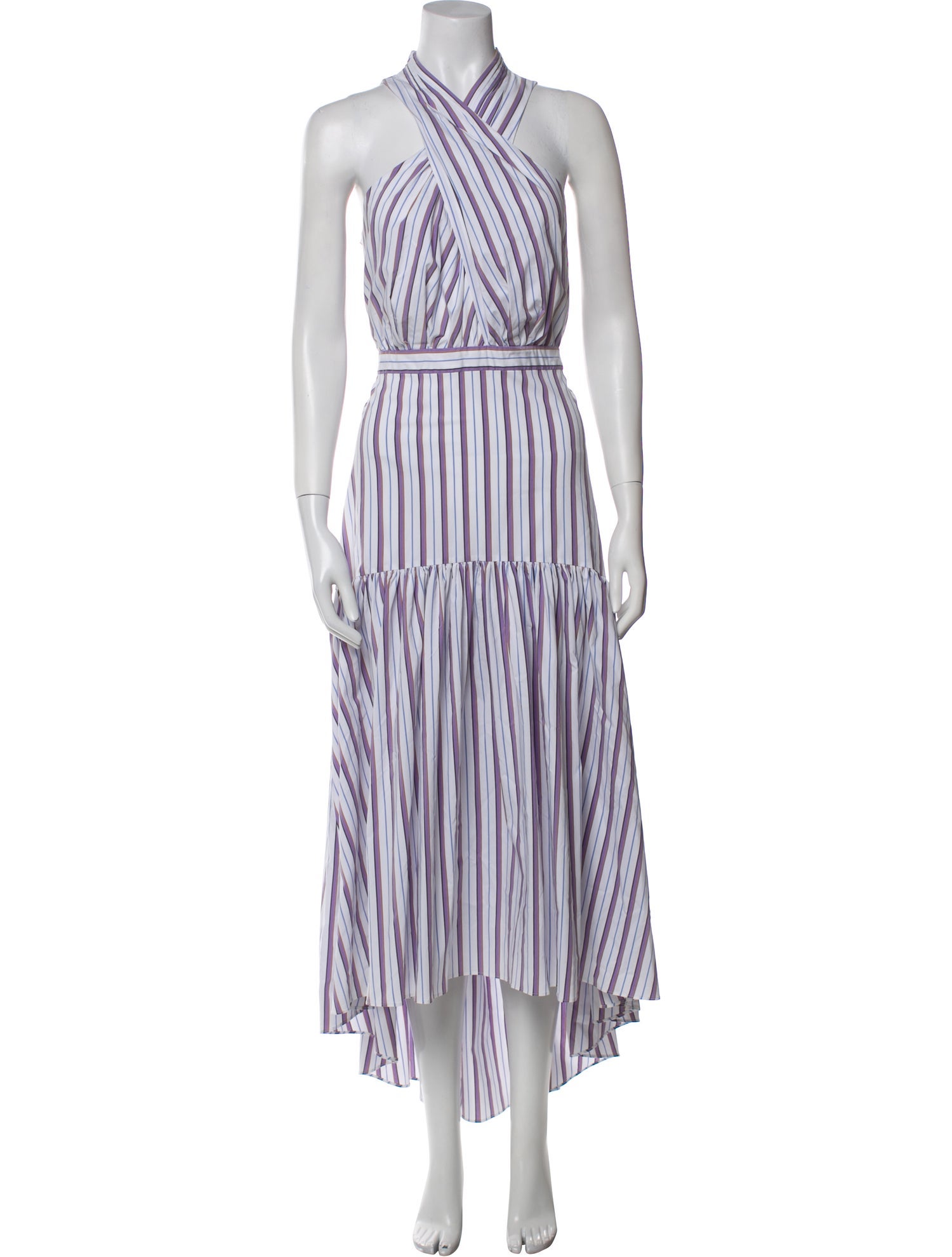 Veronica Beard Striped Long Dress