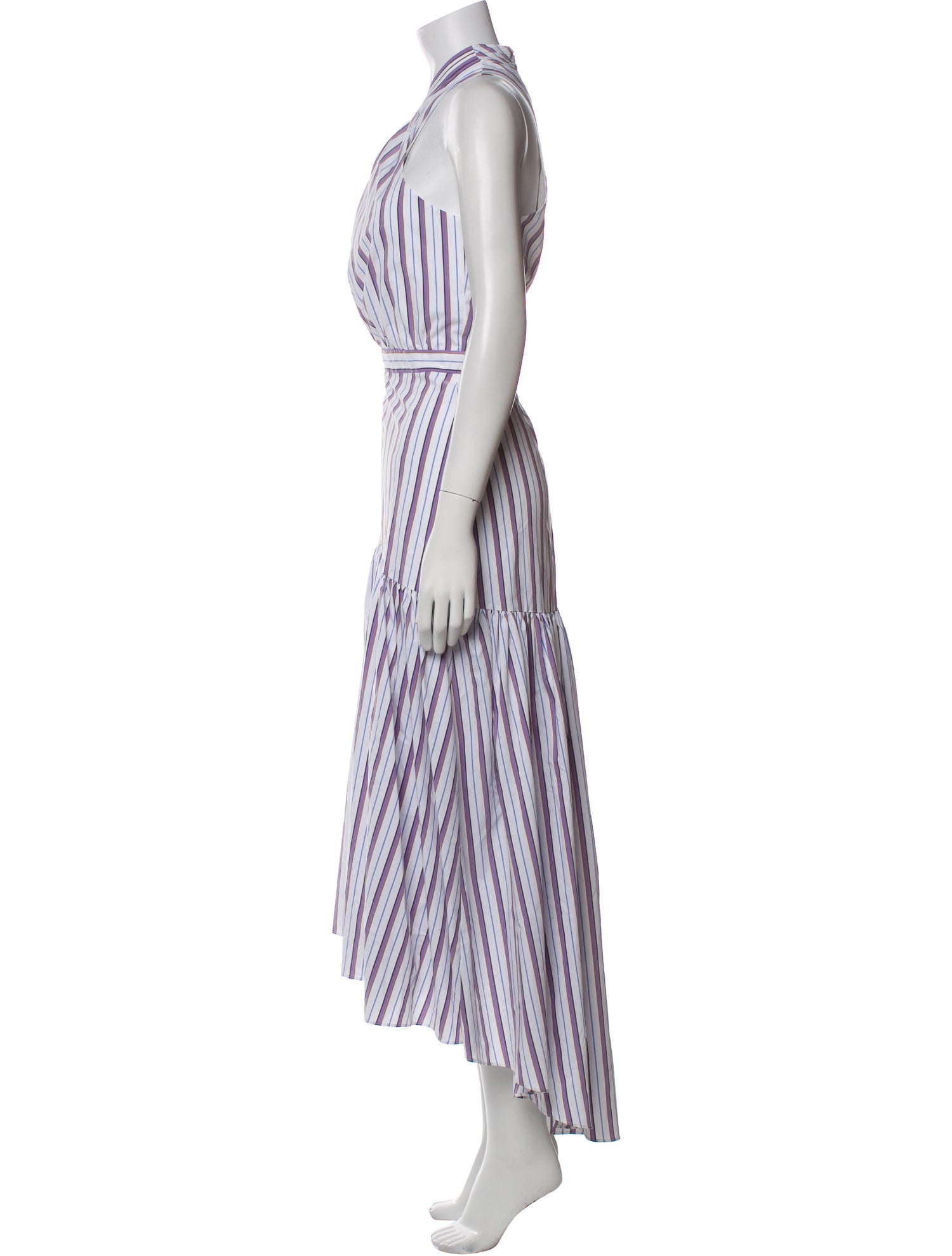 Veronica Beard Striped Long Dress