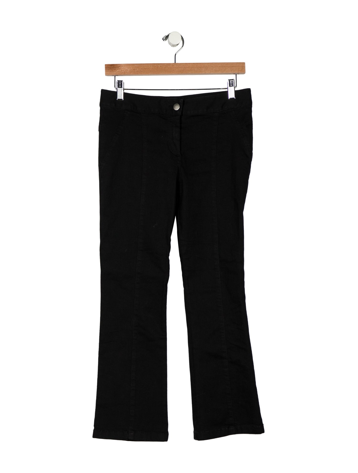 Veronica Beard Mid-Rise Straight Leg Jeans