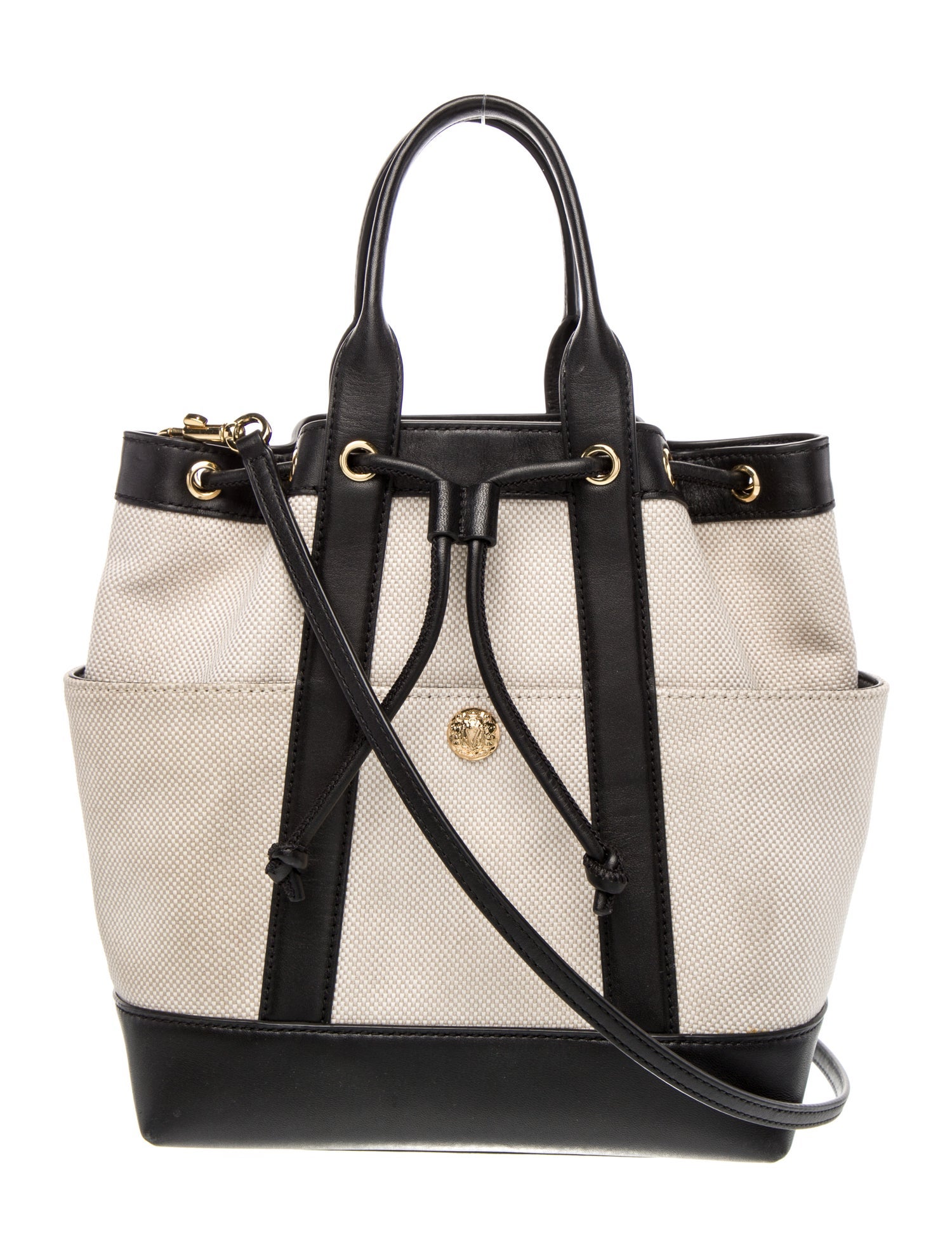 Veronica Beard Canvas Top Handle Bag