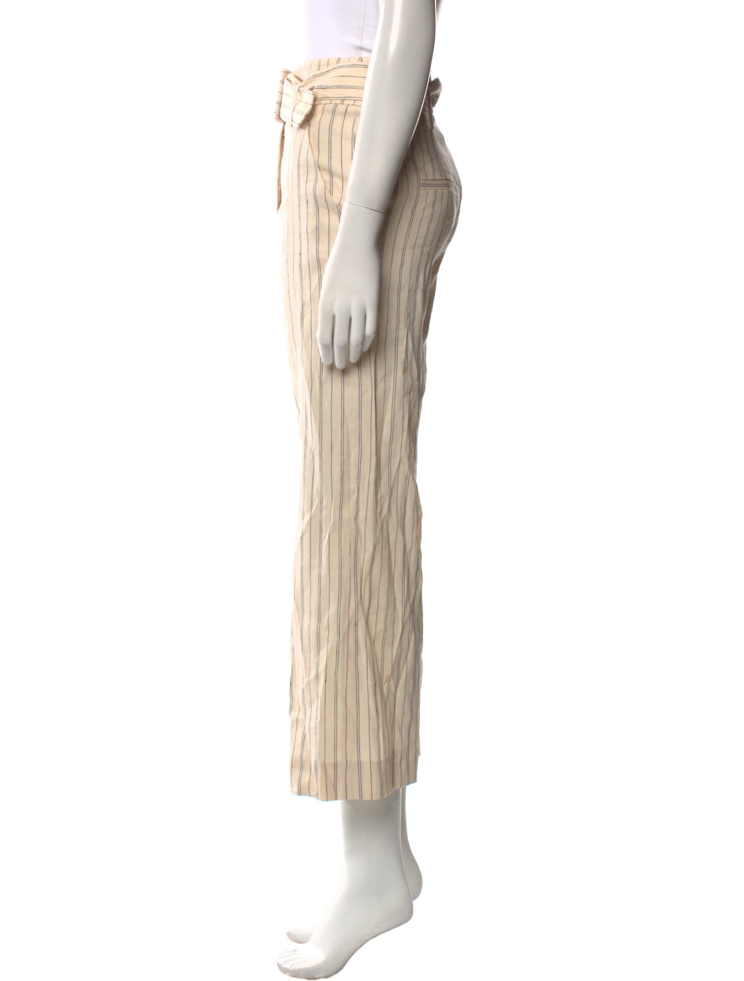 Veronica Beard Linen Straight Leg Pants