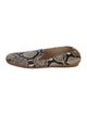 Veronica Beard Snakeskin Animal Print Loafers