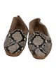Veronica Beard Snakeskin Animal Print Loafers