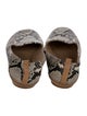 Veronica Beard Snakeskin Animal Print Loafers