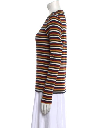 Veronica Beard Supima Cotton Striped Sweater
