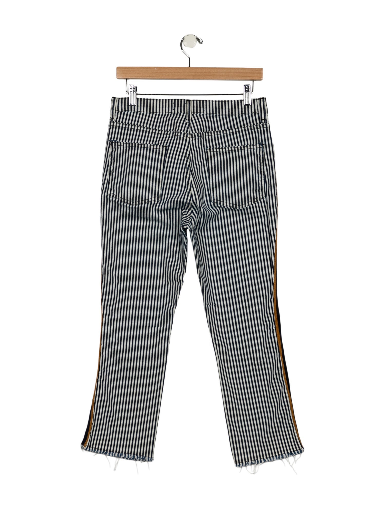 Veronica Beard High-Rise Straight Leg Jeans