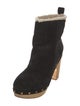 Veronica Beard Suede Studded Accents Boots