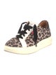 Veronica Beard Canvas Animal Print Sneakers