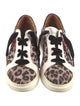Veronica Beard Canvas Animal Print Sneakers