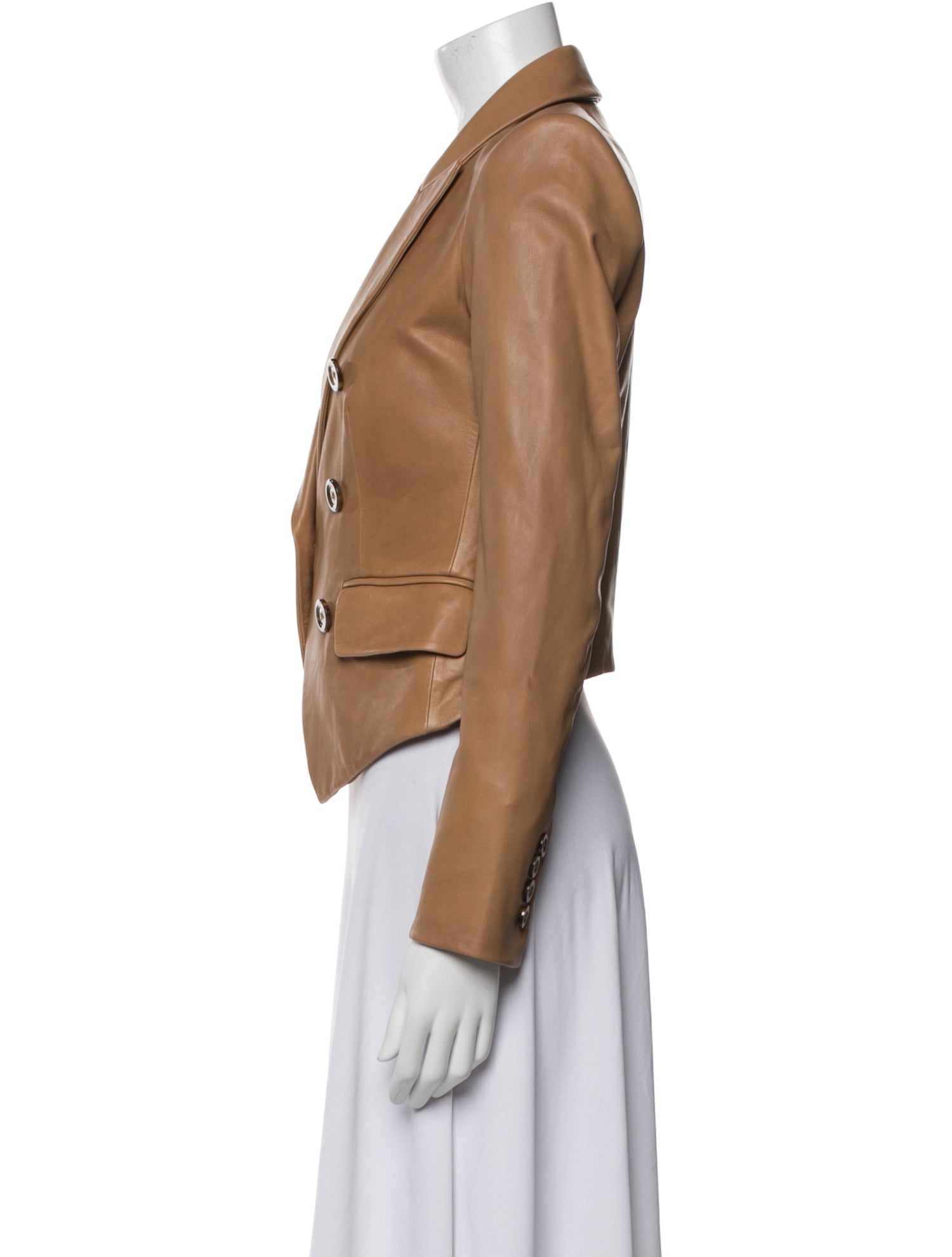 Veronica Beard Leather Coat