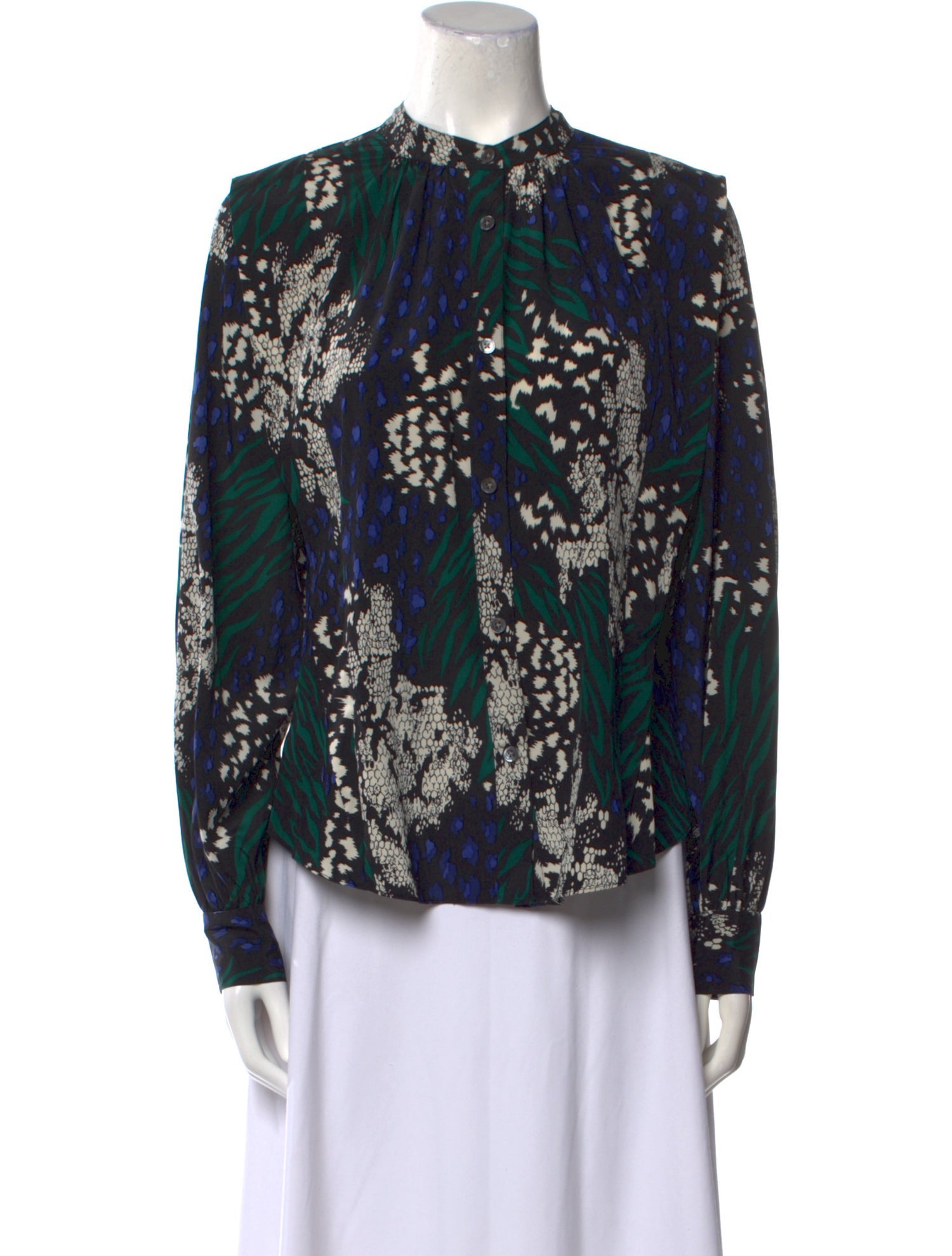 Veronica Beard Silk Floral Print Blouse w/ Tags