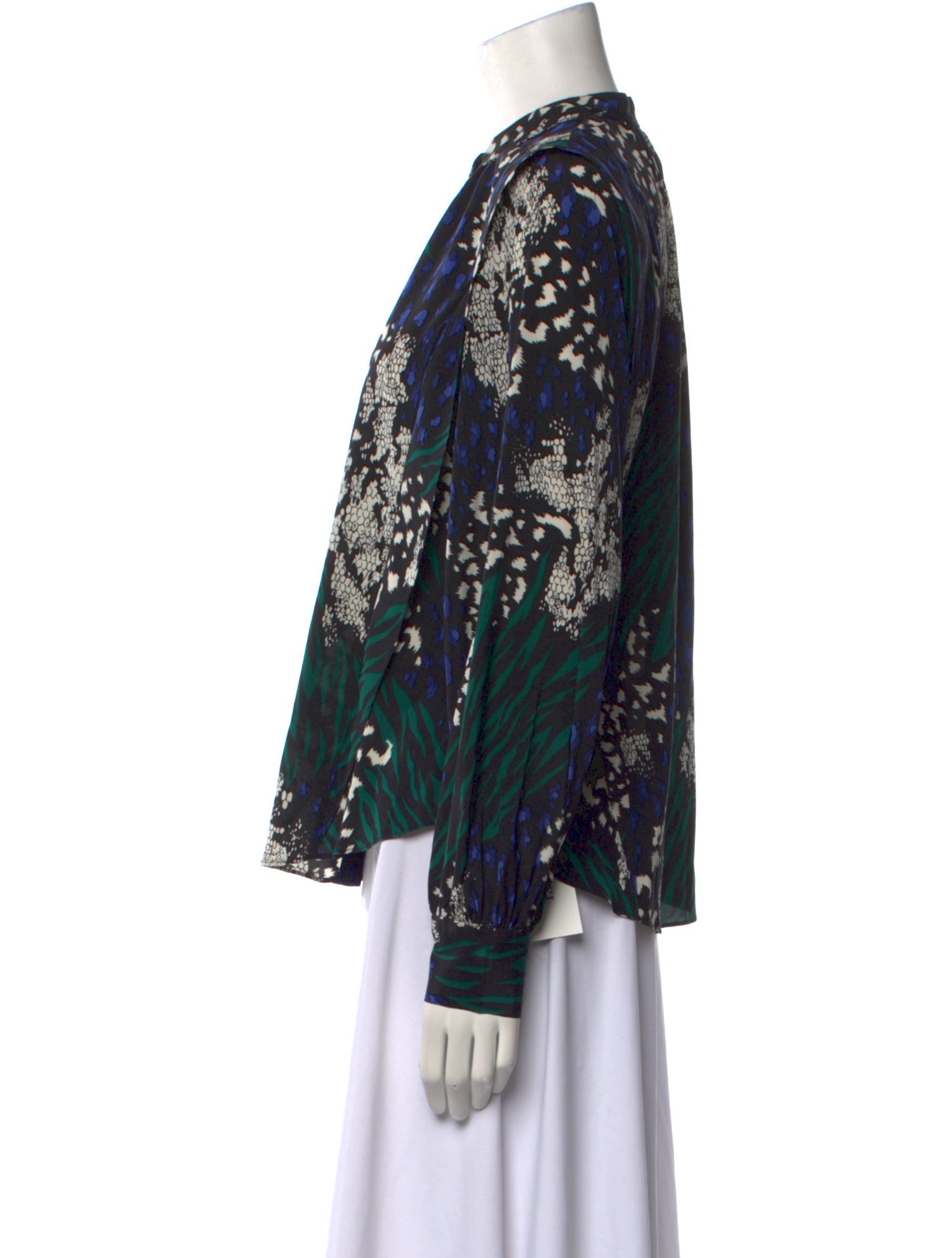 Veronica Beard Silk Floral Print Blouse w/ Tags