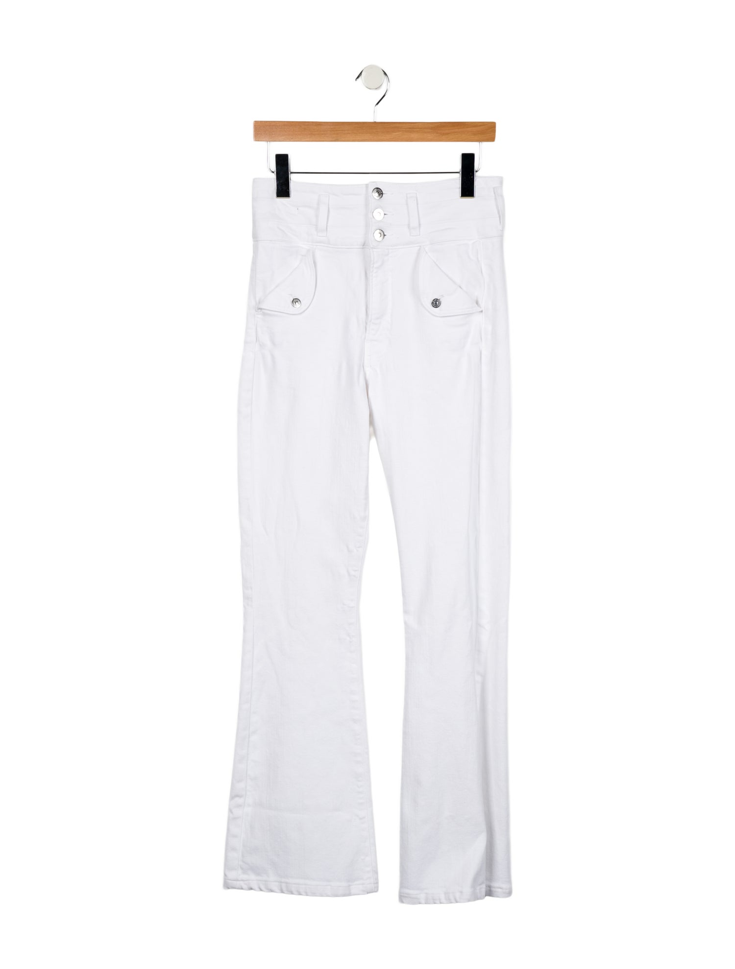 Veronica Beard High-Rise Wide Leg Jeans