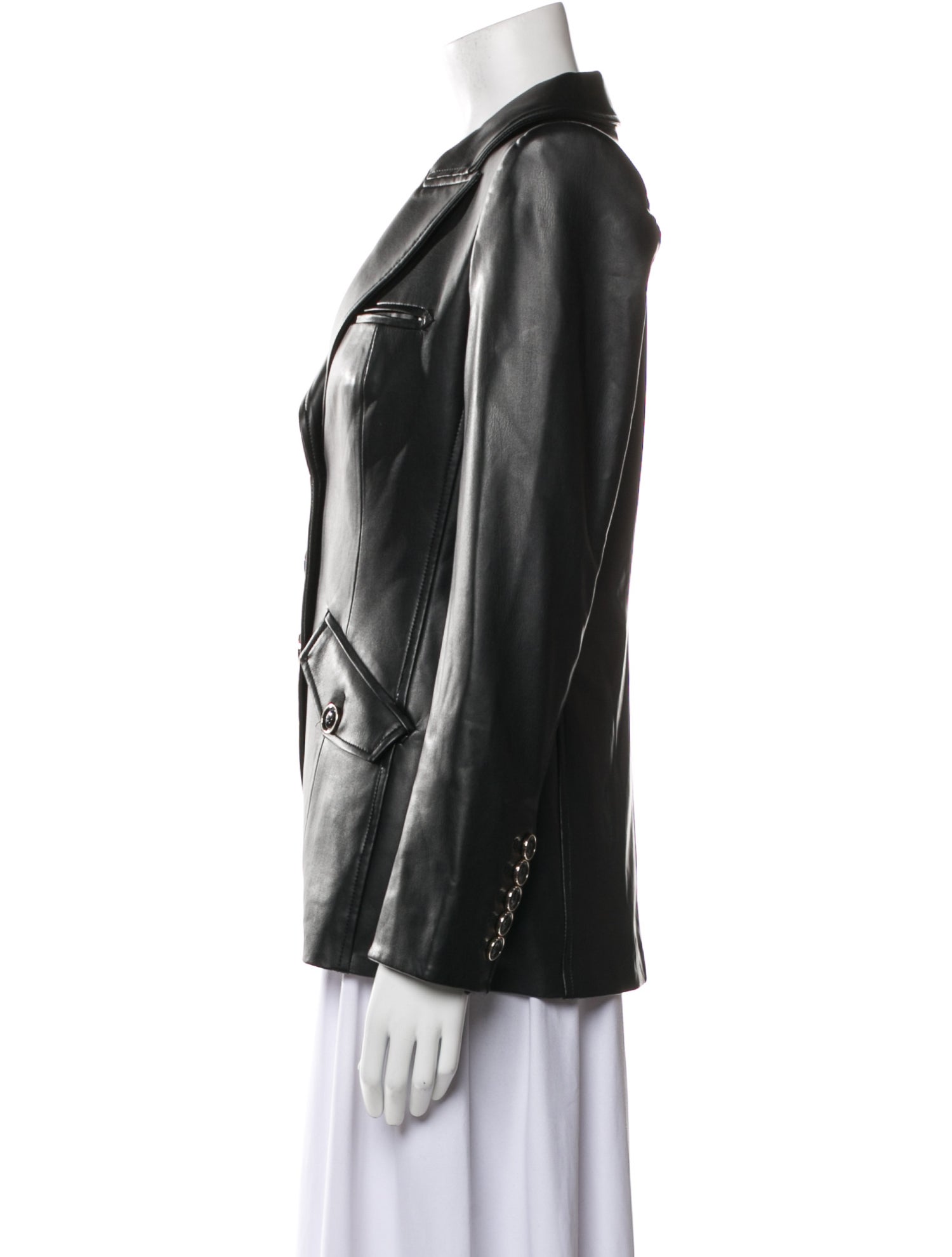 Veronica Beard Leather Blazer