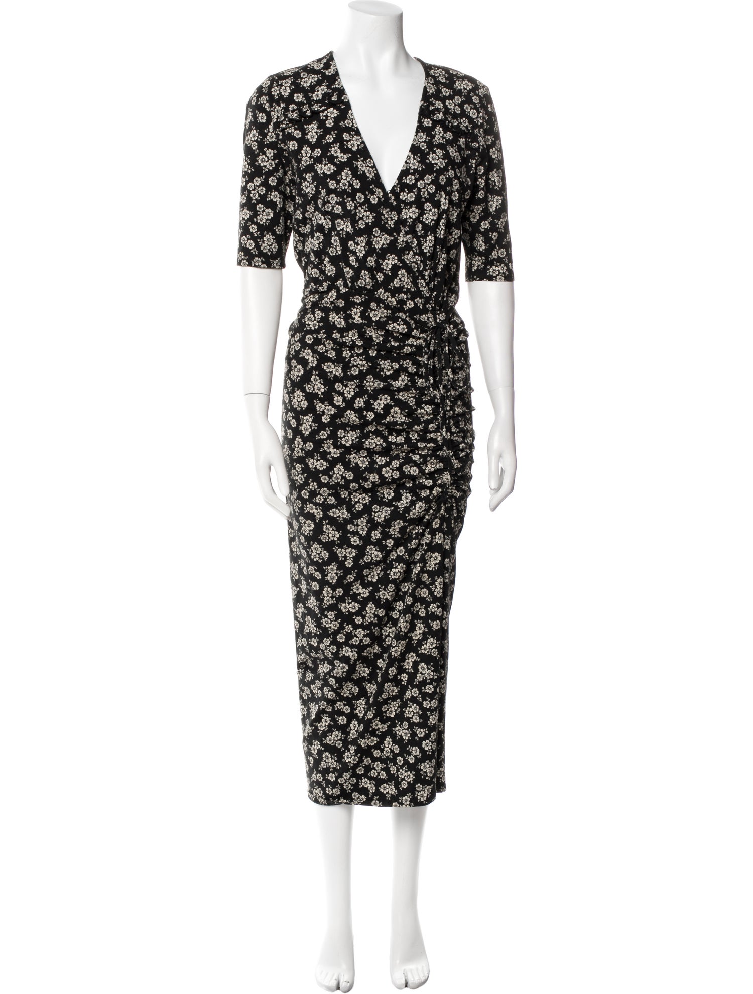 Veronica Beard Floral Print Long Dress