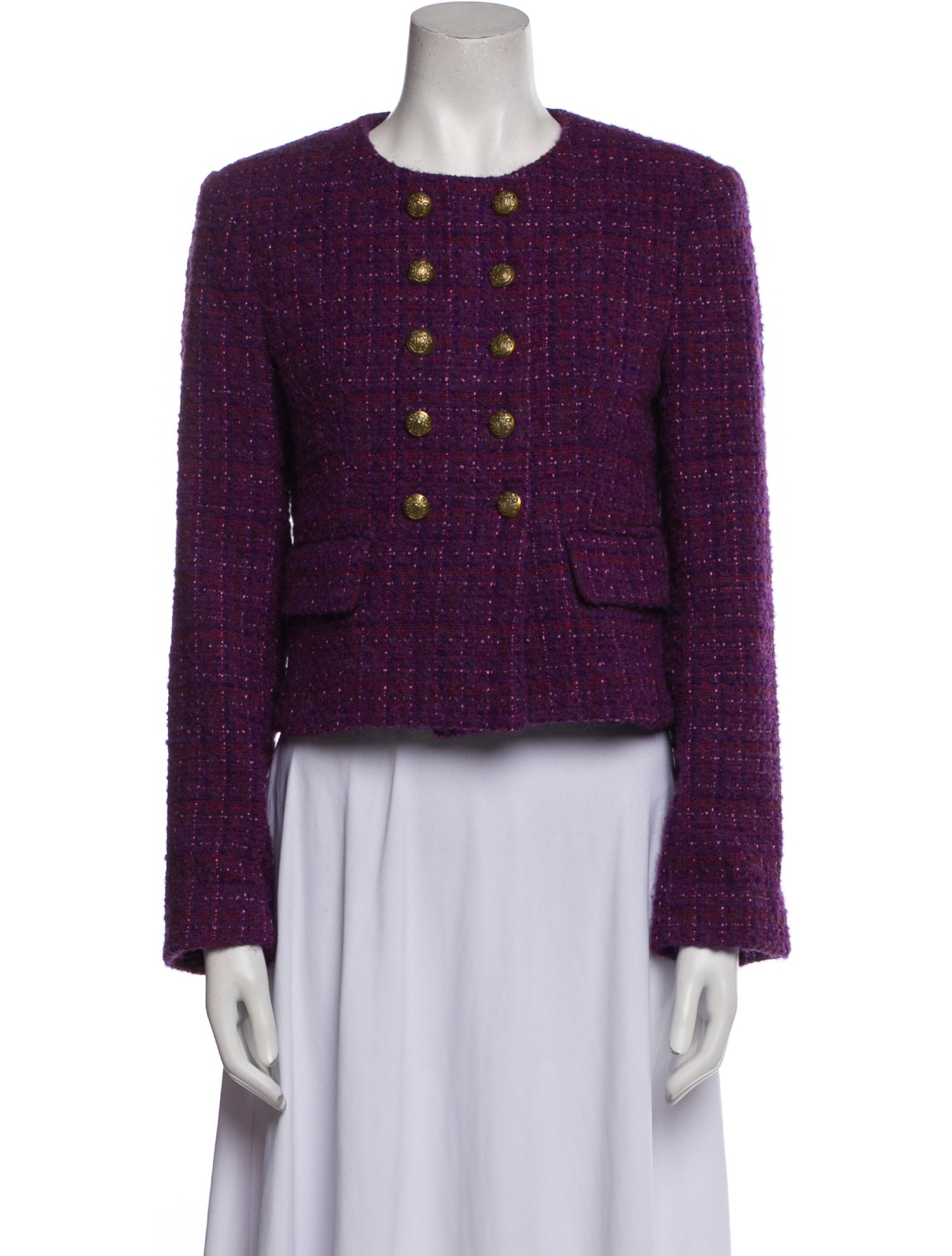 Veronica Beard Tweed Pattern Jacket