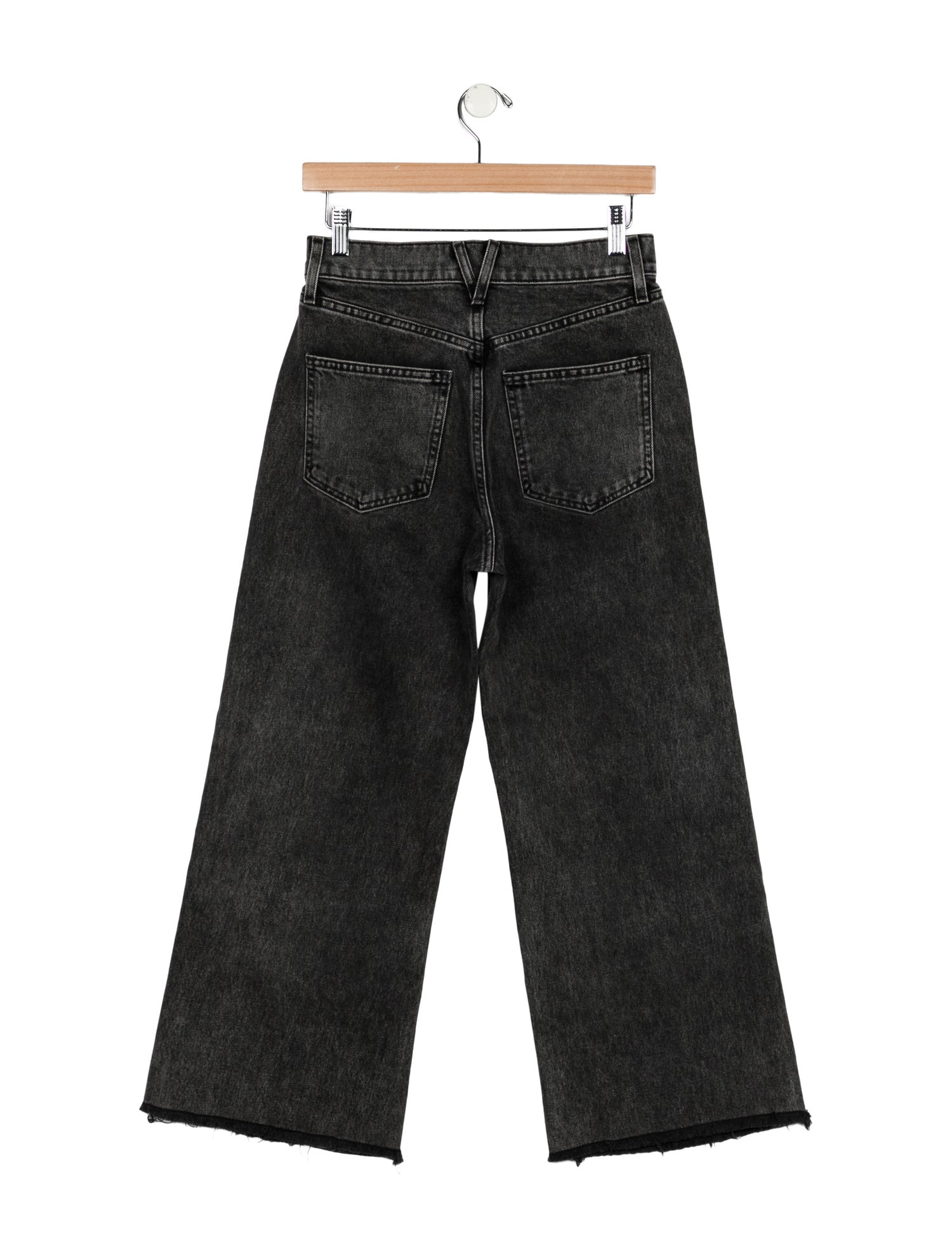 Veronica Beard High-Rise Wide Leg Jeans