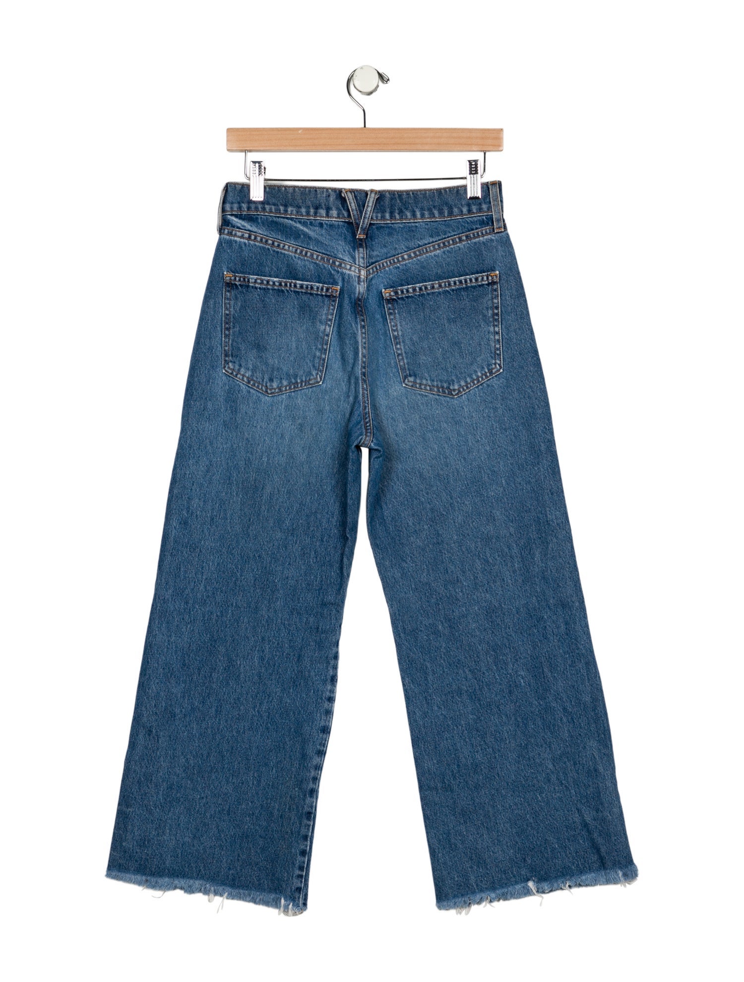 Veronica Beard High-Rise Wide Leg Jeans