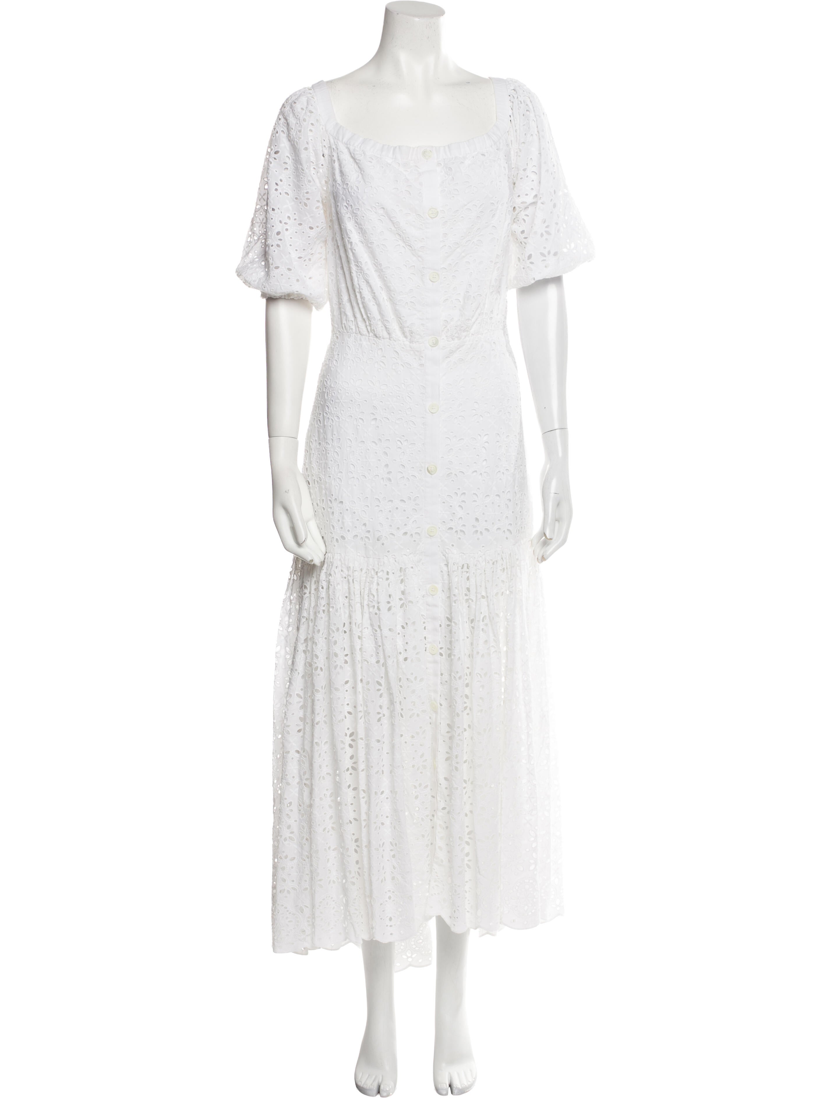 Veronica Beard Off-The-Shoulder Long Dress