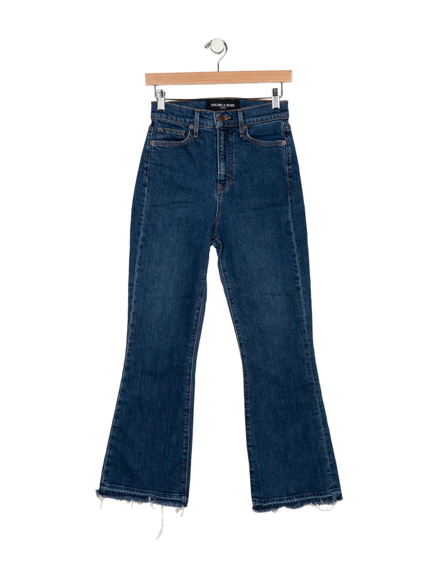 Veronica Beard High-Rise Wide Leg Jeans