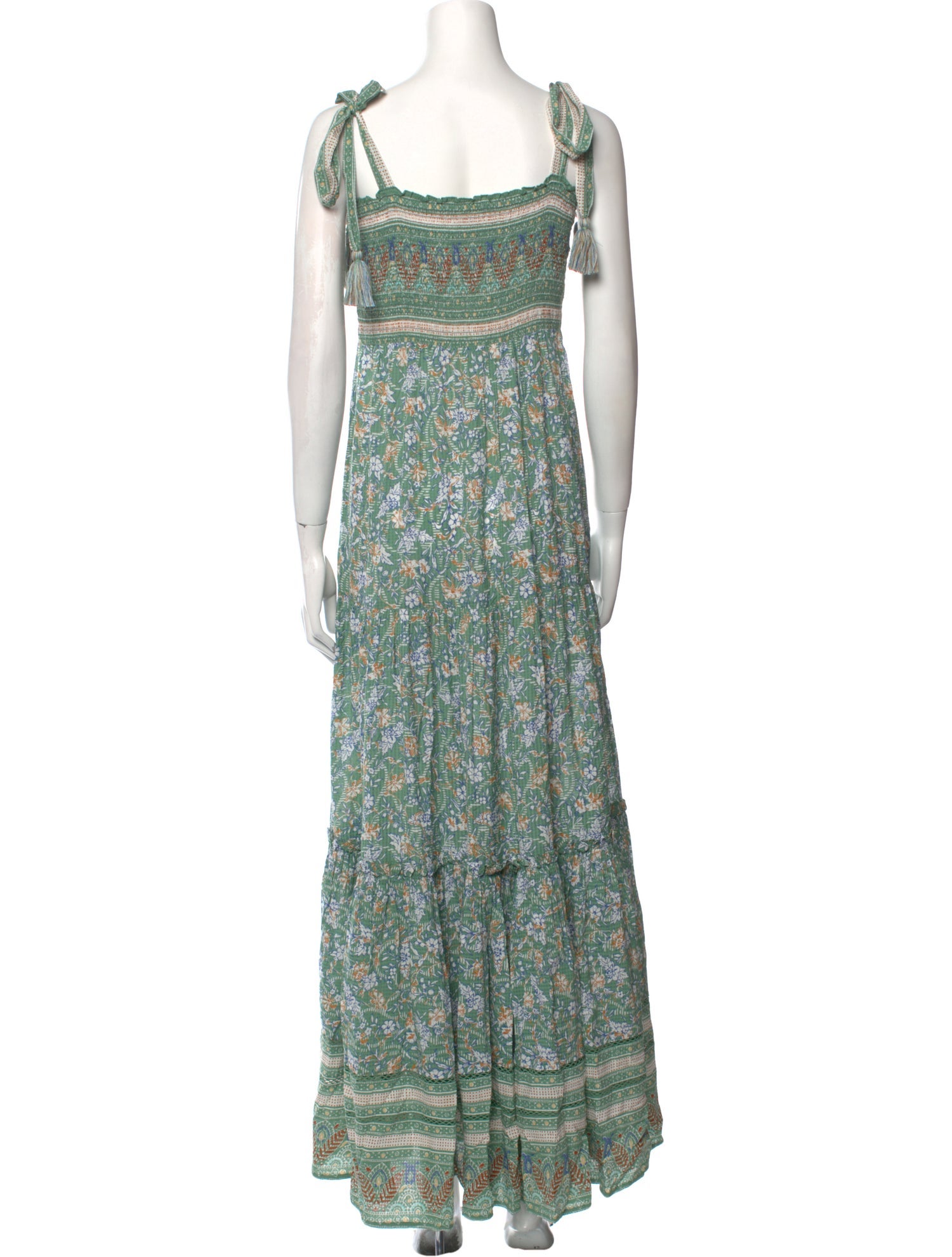 Veronica Beard Floral Print Long Dress