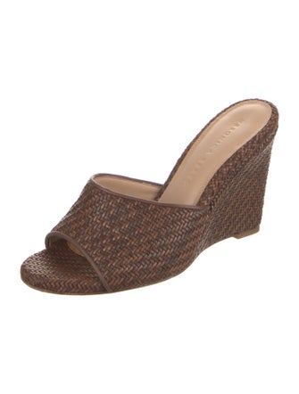 Veronica Beard Leather Slides