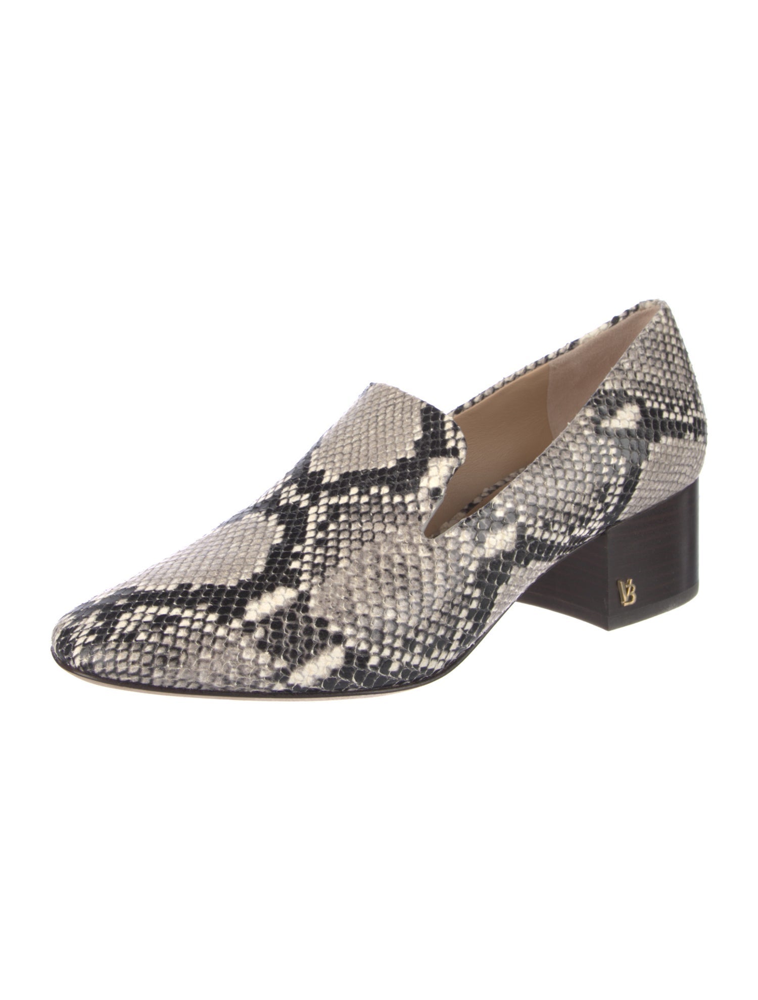 Veronica Beard Snakeskin Animal Print Pumps