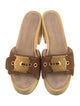 Veronica Beard Suede Studded Accents Slides