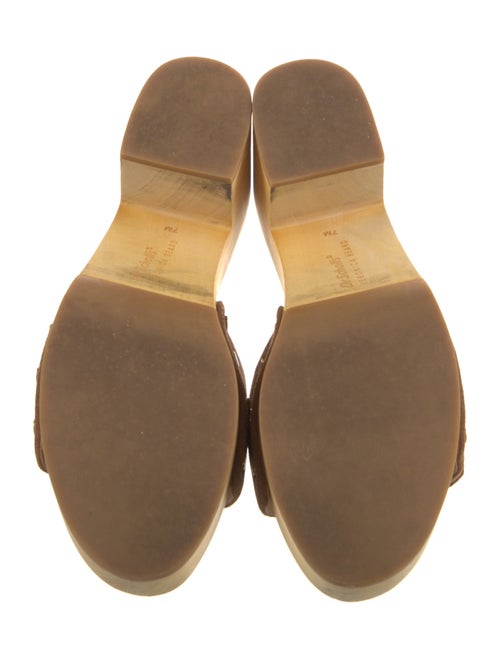 Veronica Beard Suede Studded Accents Slides