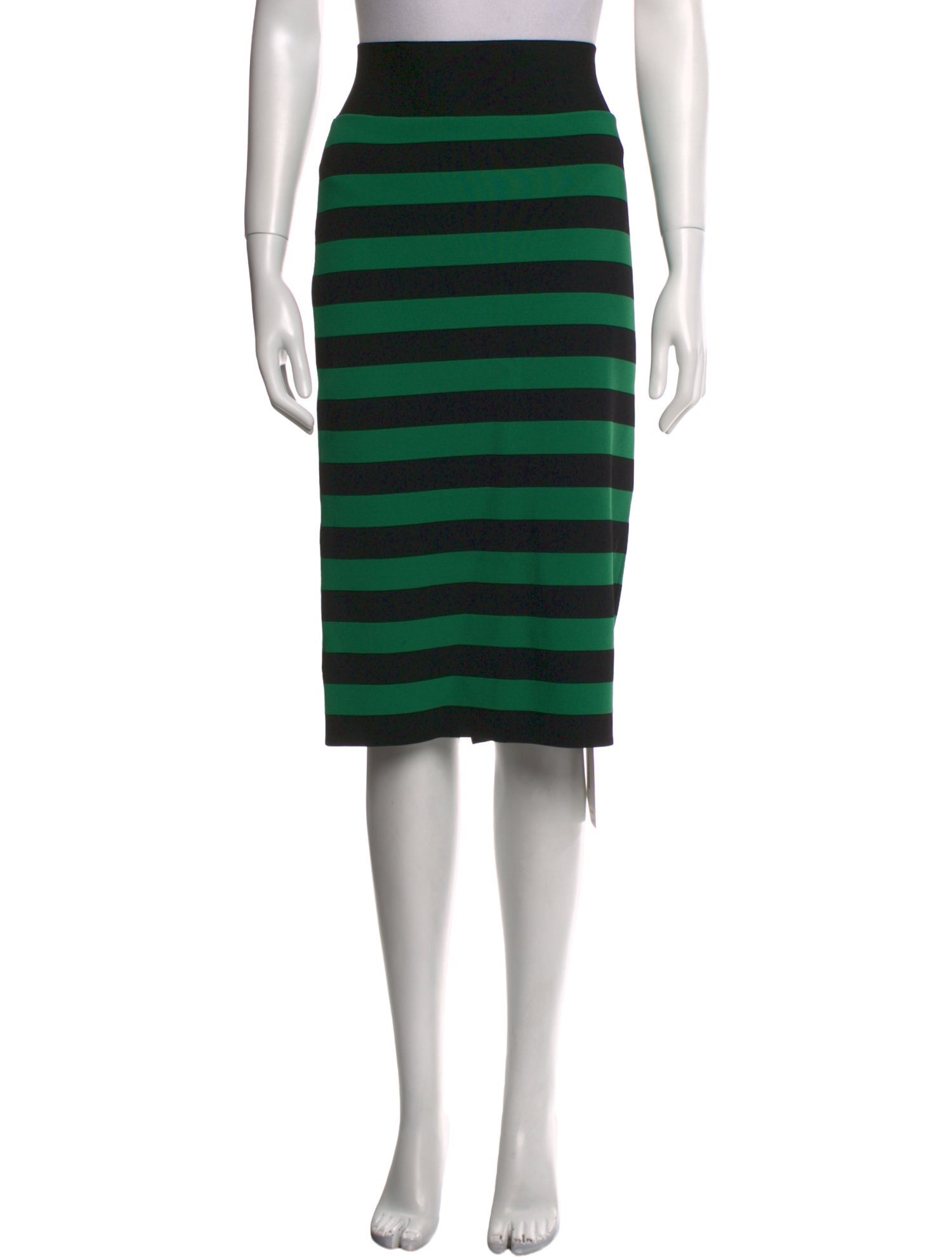 Veronica Beard Striped Knee-Length Skirt