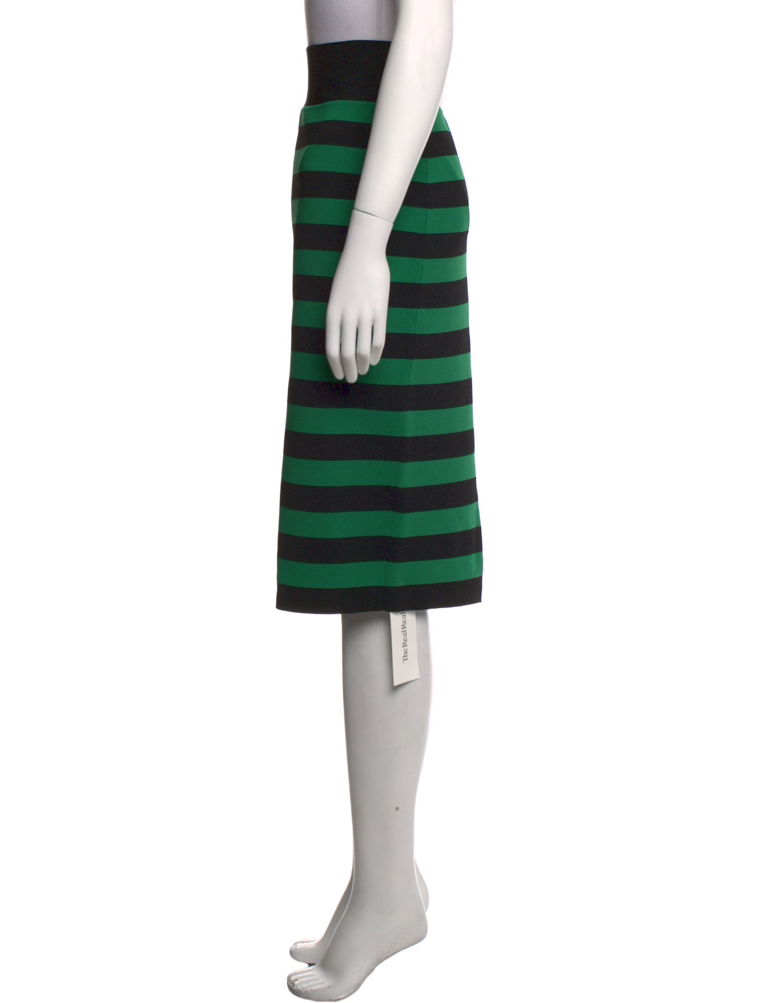 Veronica Beard Striped Knee-Length Skirt