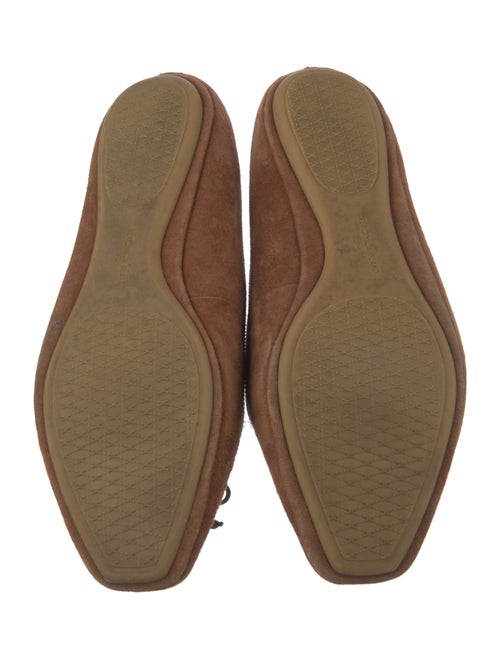 Veronica Beard Suede Bow Accents Ballet Flats