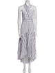 Veronica Beard Striped Long Dress