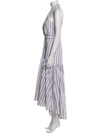 Veronica Beard Striped Long Dress