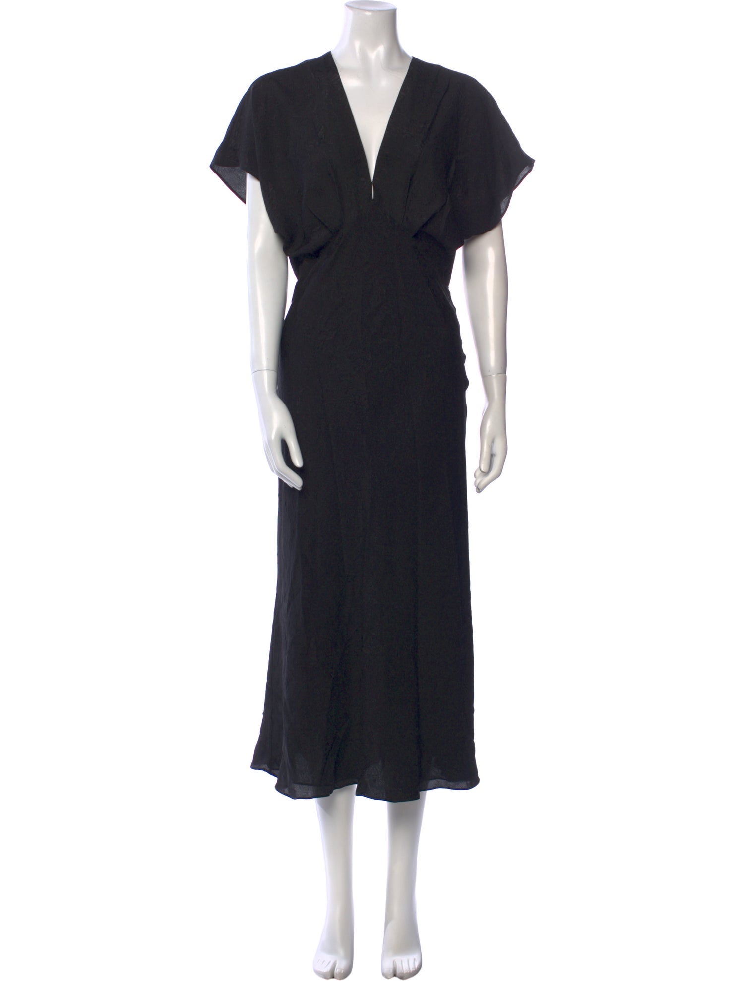 Veronica Beard V-Neck Long Dress