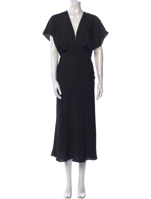 Veronica Beard V-Neck Long Dress