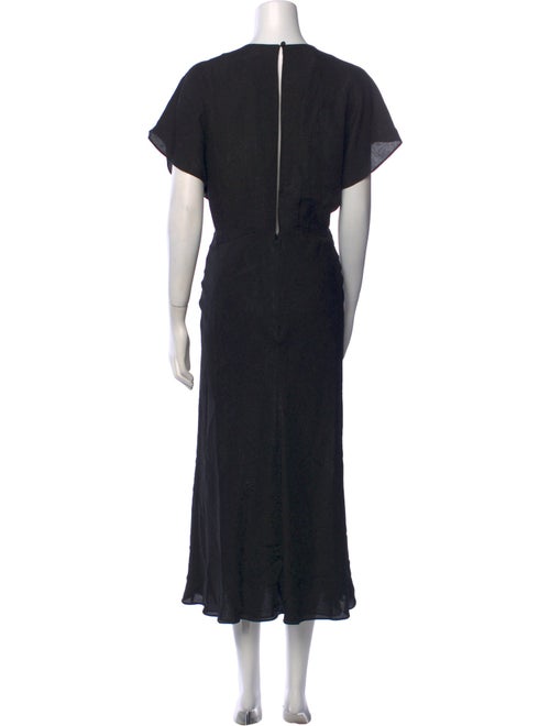 Veronica Beard V-Neck Long Dress