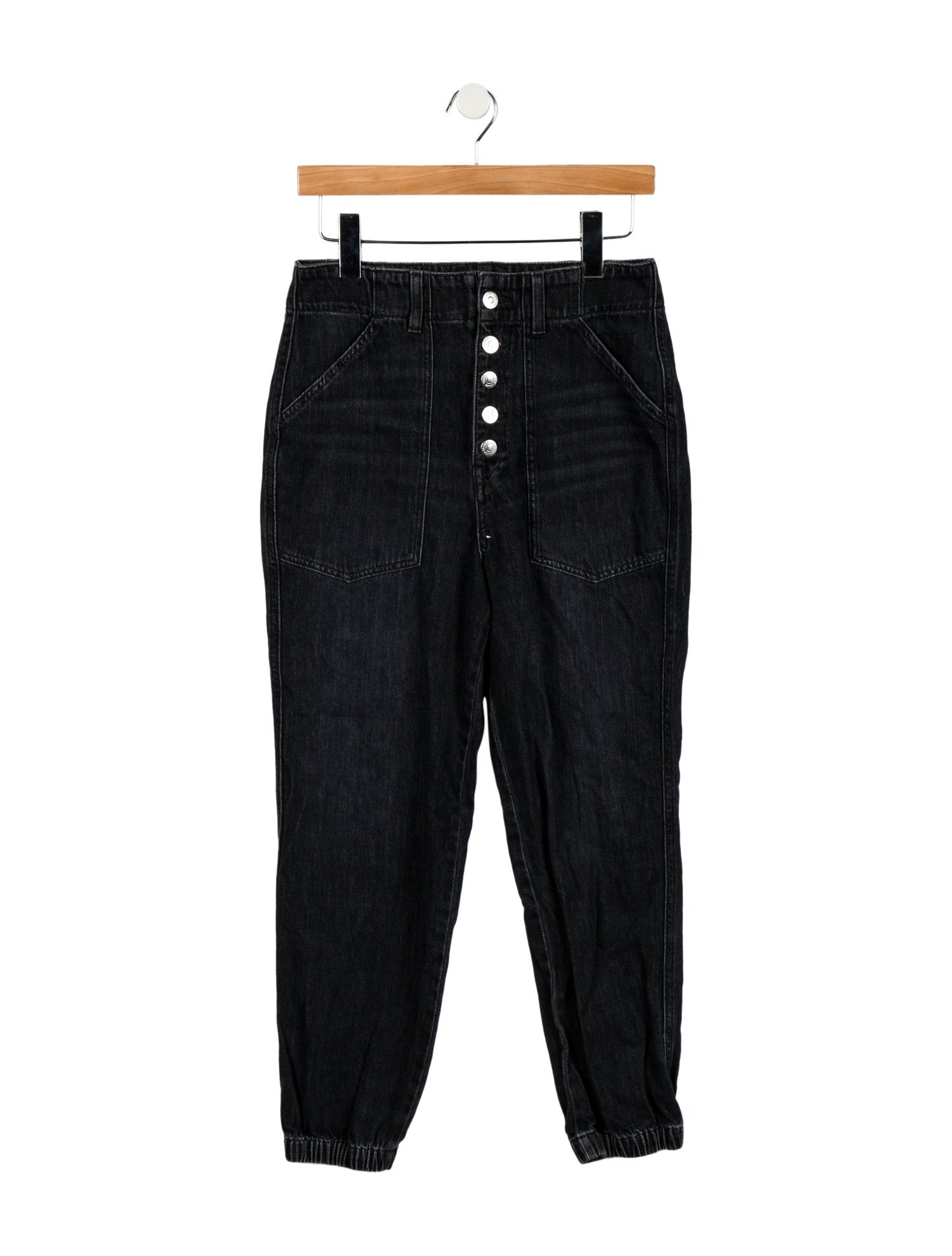 Veronica Beard High-Rise Straight Leg Jeans