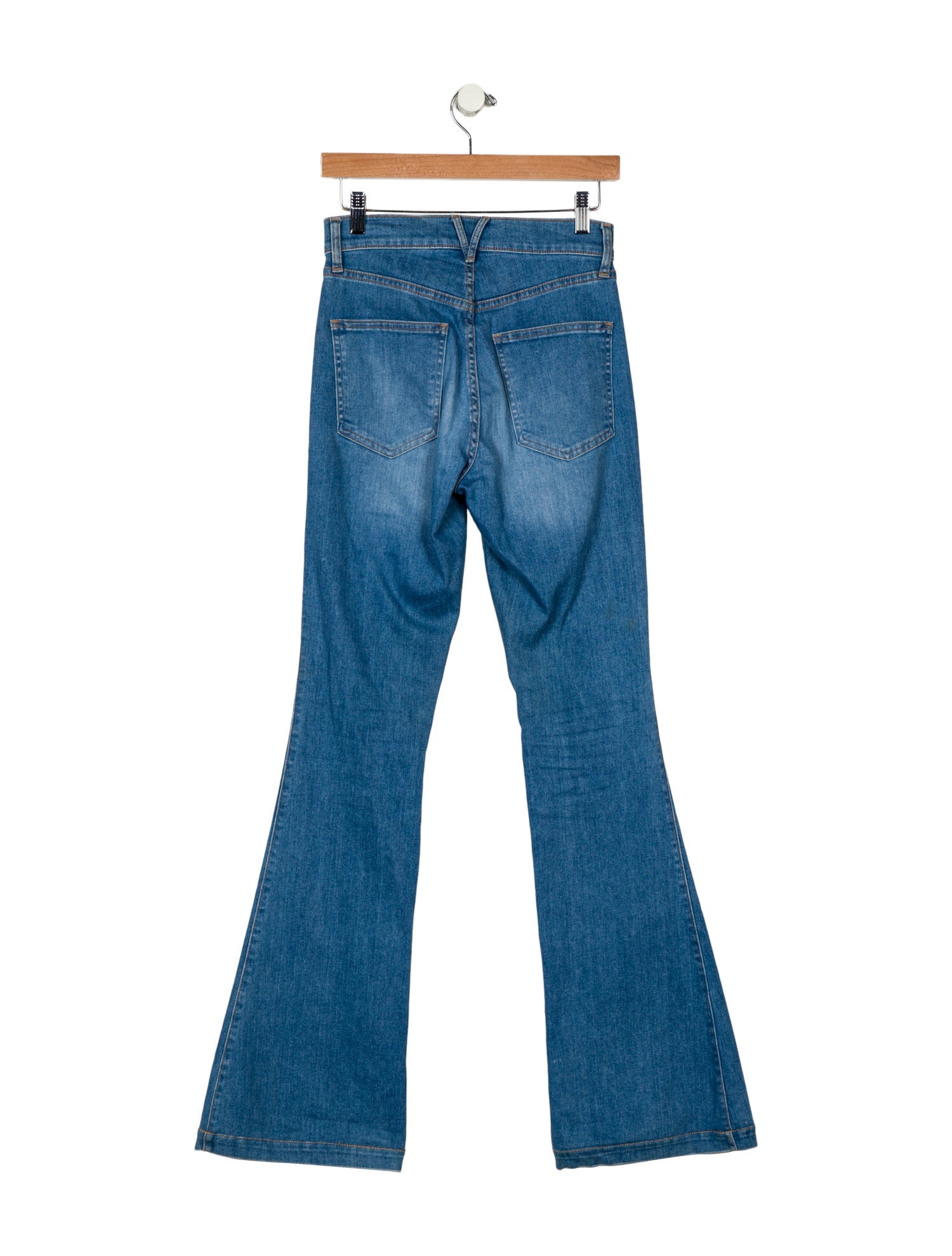 Veronica Beard High-Rise Wide Leg Jeans