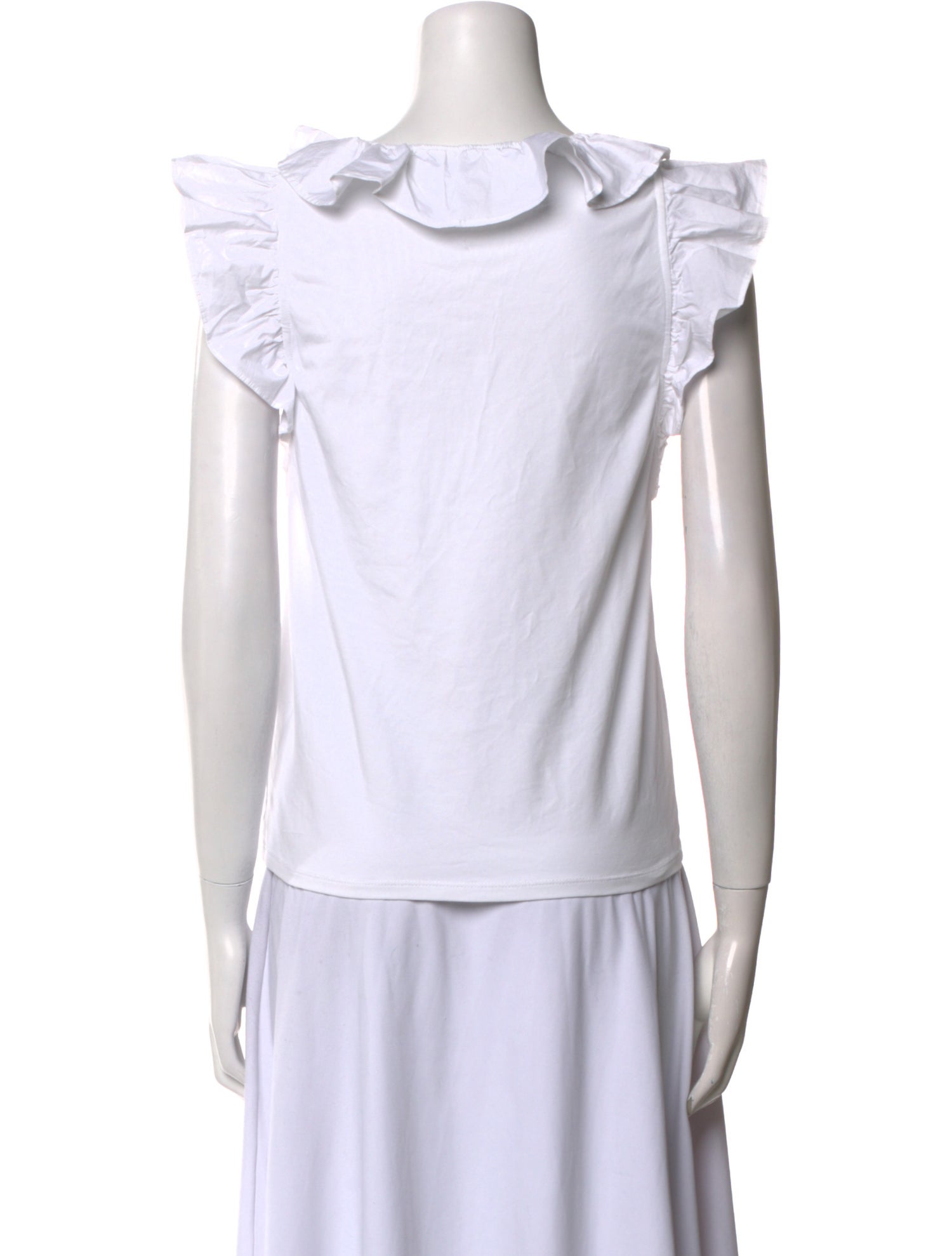 Veronica Beard One-Shoulder Short Sleeve Blouse