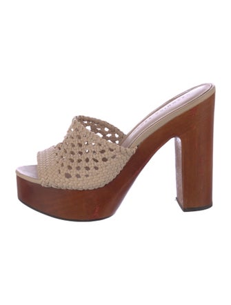 Veronica Beard Leather Slides