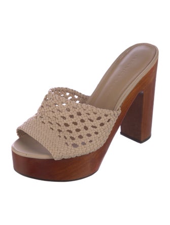 Veronica Beard Leather Slides