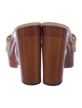 Veronica Beard Leather Slides