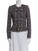 Veronica Beard Tweed Tweed Pattern Jacket