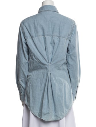 Veronica Beard Long Sleeve Button-Up Top