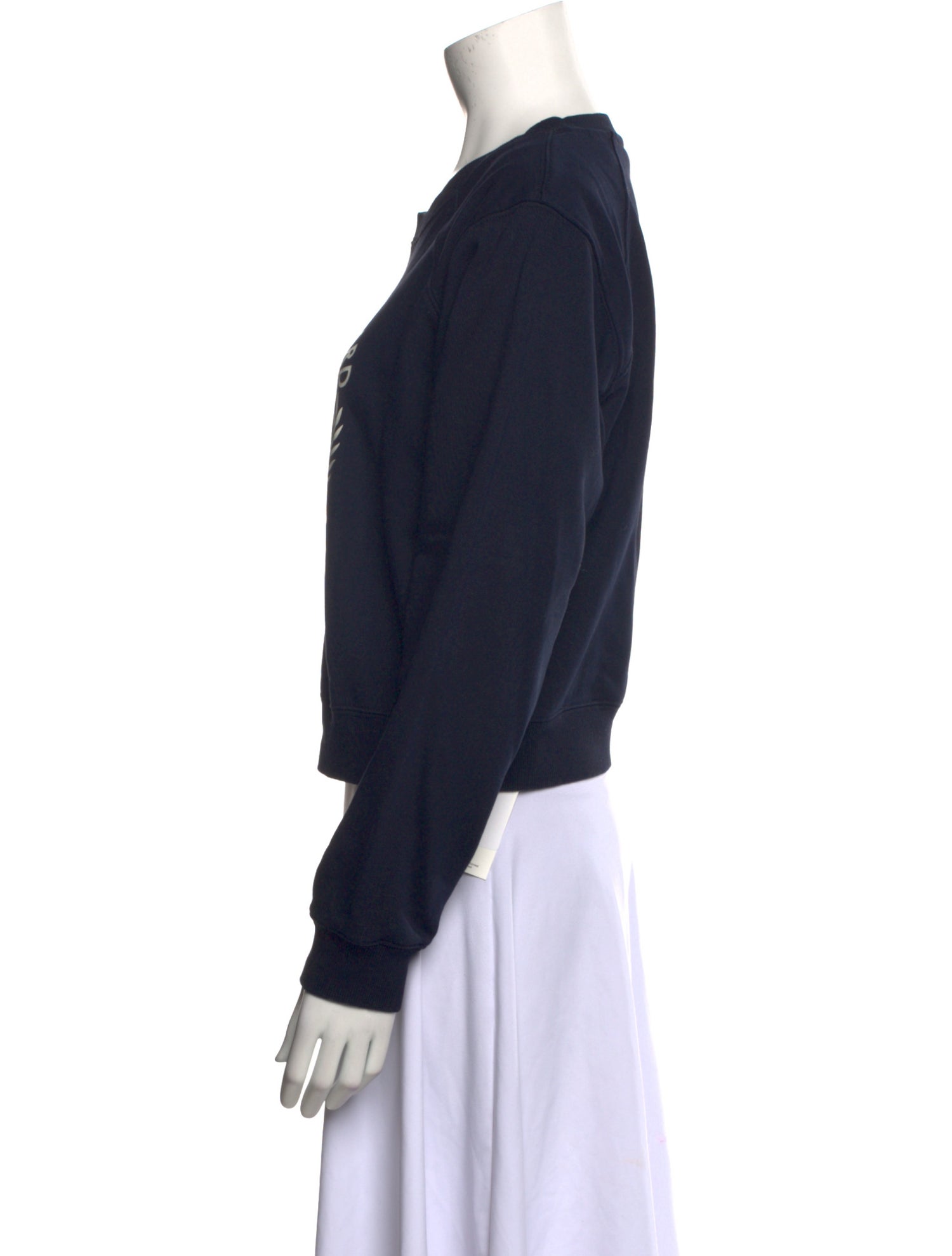 Veronica Beard Graphic Print Crew Neck Sweatshirt